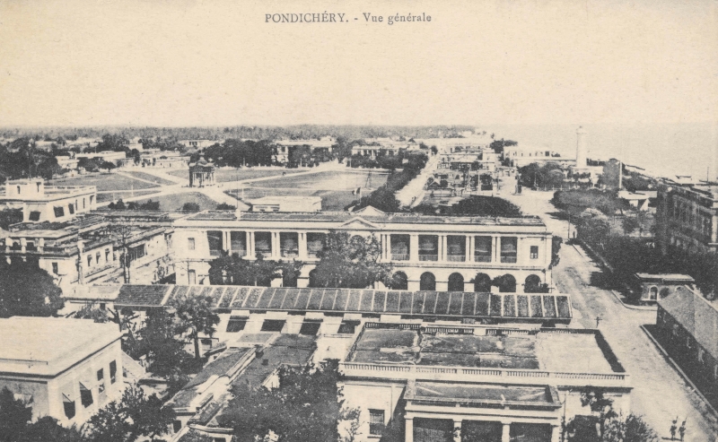 03-01 - Pondichery - caserne etc. - vue vers le nord - 1